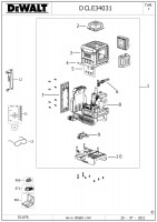 DeWalt DCLE34031N-XJ MULTILINE LASER Spare Parts